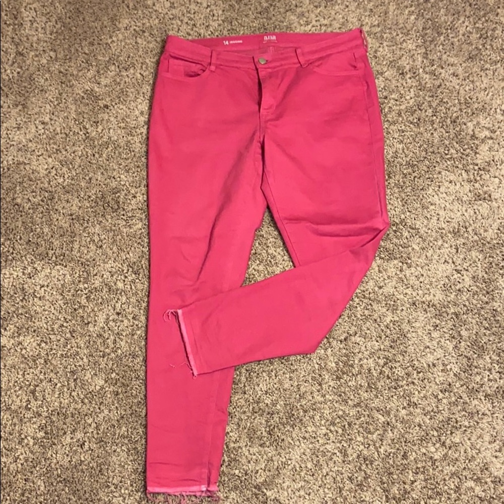 Ladies pink jeggings